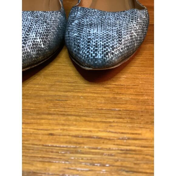 Aquatalia Pasha Tweed Print Heel Pumps 9 1/2 Block Heel - Picture 7 of 13